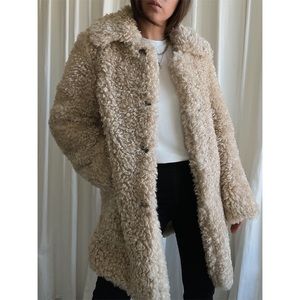 MINA COAT — In Beige
